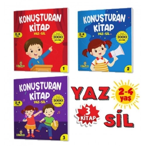 Yükselen Zeka Konuşturan Kitap Serisi YAZ-SİL